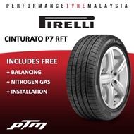 PIRELLI Cinturato P7 Run Flat RFT 225/50R17 Tyre (FREE INSTALLATION) Suitable for BMW 3 Series (F30) Mercedes C Class (W205)