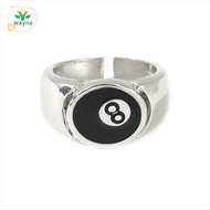 8 Ball Pool Ball Ring Adjustable Number Black 8 Eight Pool Billiard Ring, for Pool Lovers