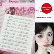 BQI Natural Lower Lashes with Transparent Base for a Soft, Flexible, and Realistic Bare Face Look - 