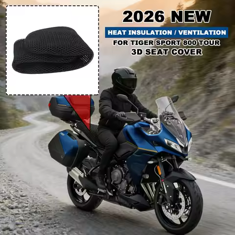 2026 NEW For Tiger Sport 800 Tour Motorcycle 3D Honeycomb Seat Cover Tiger Sport 800 Tour Heat Dissi