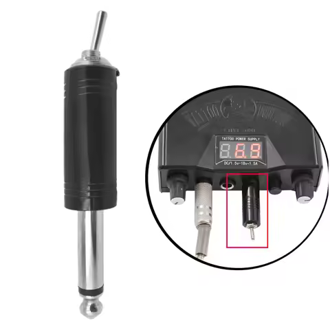 Tattoo Wireless Switch Plug for Tattoo Machine Power Supply Clip Cord Foot Pedal Automatic Permanent