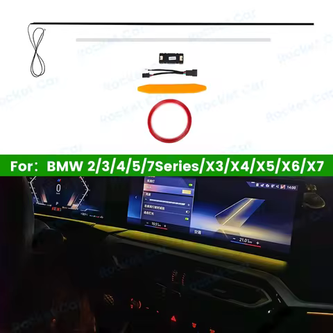 LED Dalian Screen Ambient Lighting 11 Colour Instrument Ambient Lighting For BMW 2/3/4/7 Series X5 X