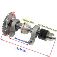 Woodworking Cutting Machine Spindle Bearing Seat Drill Chuck Set DIY Grinding Spindle Bearing Seat L