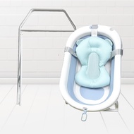 (ส่งจากไทย) Bubble Beans อ่างอาบน้ำเด็กมีขาตั้ง พับได้ พร้อมเบาะรองอาบน้ำ รุ่น Bubsy