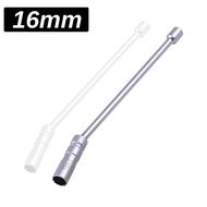 14mm / 16mm 3/8" Long Magnetic Spark Plug Sleeve Removal Tool 12 Point Wall Swivel Socket Wrench Dri