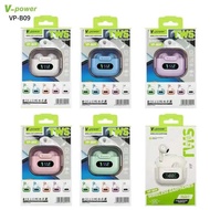 V-POWER BP-V09 Bluetooth Earphone TWS Wireless Earphone Stereo Bass earbud