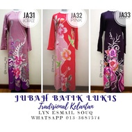 Jubah Batik Lukis Kelantan JA31 / JA32 / JA33