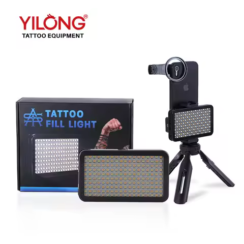 YILONG Professional Tattoo Fill Light Kit Reduce Reflected Light of Tattoo Enhance Optimizes Tattoo 