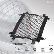 Garterized Top Box Cargo Net With Hook Universal For Motorcycle Top Box Luggage Accessorie