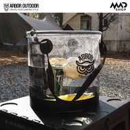 Arbor Outdoor Clear Dishwasher Basket 32L Transparent Dishwashing Bag For Camping 32 Liters