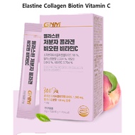 Elastine Collagen Biotin Vitamin C Korean Beauty Supplement 15 Sticks for Skin Hair Nails