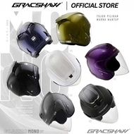 2025 NEW COLOUR GRACSHAW GLAZZO G919 MONO COLOUR SERIES HELMET Gracshaw G919i Glazzo Mono Plain Helm