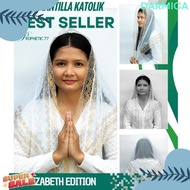 Discount Independence Mantilla Catholic Mantila Veil Catholic Women's Prayer Veil For Mass Pashmina 