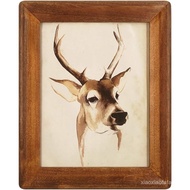8x10 Picture Frames,Brown Rustic Wood Frame with Glass Front, Display 10x8 inch Photos for Table Top