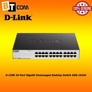 D-LINK 24‑Port Gigabit Unmanaged Desktop Switch DGS-1024C