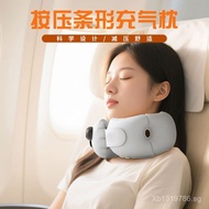 Inflatable Neck Pillow u Compact Neck Pillow with Neck Support, Portable and Easy to Store, Inflatab