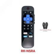 💢ออกใบกำกับภาษีได้💢 💢ส่งฟรี💢 Roku รีโมทกล่องทีวี RK-NSRA สําหรับ TCL Roku Hisense Roku Onn Roku Phil