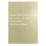 HIJAU Paper Light GreenJasmine A4 200gsm