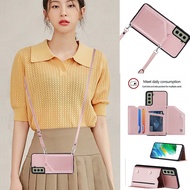 Leather Case For Samsung Galaxy S23 S22 Ultra 5G Plus S21 FE A33 A53 S25 S24 FE A52S A52 A32 A16 Cas