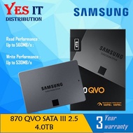 SAMSUNG SSD 870 QVO SATA III 2.5" 4TB (MZ-77Q4T0BW)