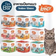 Kandy (1 Box 12 Packets) Wet Cat Food Candy For Ages 2 And Up Not Salty