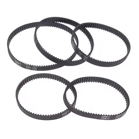 Timing Drive Belt 2GT/2M Perimeter 140 142 150 160 180mm Width 6mm Synchronous Conveyor Spare Part F