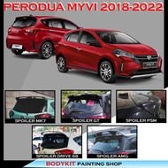PERODUA MYVI GEN 3 2018-2022 (OEM/AMG/DRIVE 68/MK7/GT/PSM) REAR TRUNK SPOILER DUCKTAIL- UNPAINT BODY