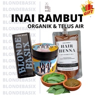 INAI RAMBUT ASLI HAIR HENNA TANPA PEWARNA TAMBAHAN ROSE LAVENDER HAIR BLEACH HENNA POWDER HENNA SERB