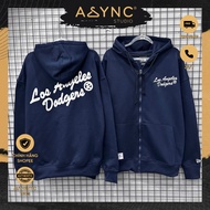 (Auth) Jacket New Era x MLB LA Dodgers Los Angeles Ruffled Embroidery Navy CODE: 17224369 | Async St