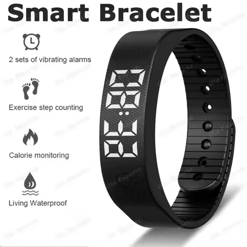 Smart Bracelet Fitness Tracker Step Counter & Sleep Monitor Activity Tracker Pedometer Calorie Count