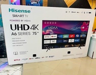Hisense 75 inch UHD 4k android smart tv