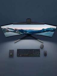 1入組PC螢幕遊戲環境燈LED條具有眼保護和觸控控制，RGB燈，適用於桌上型電腦