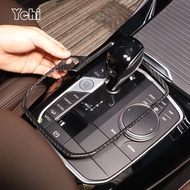 Real Carbon Fiber For BMW 1 2 3 4 8 Series F40 F44 G20 G22 G14 G15 G16 19-22 Car Gear Panel cover Tr