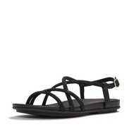 FitFlop GRACIE Crystal Strappy Back-Strap Sandals - All Black (A3Z-090)