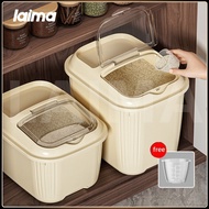 Wheeled Rice Storage Container, 5KG, 6 Compartment, Airtight, Moisture Proof