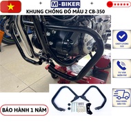 Khung chống đổ CB350 Hnesschống đổ CB350bảo vệ lốc máy CB350 Hnessmbiker