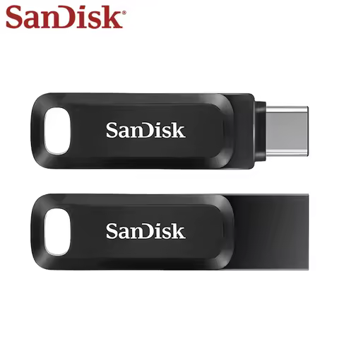 SanDisk Type-A Dual Pen Drive 64GB 128GB OTG USB Flash Drive for iPhone 15 16 Type-C 256GB 512GB Max