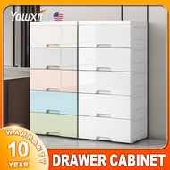 Yowxii 3-6 Layer Wide Durabox Drawer Clothes Storage Cabinet Orocan Drawer Plastic Cabinet Locker