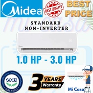 KUCHING SARAWAK SABAH EM MIDEA R32 AIRCOND NON-INVERTER 1.0 HP - 3.0 HP MSMF