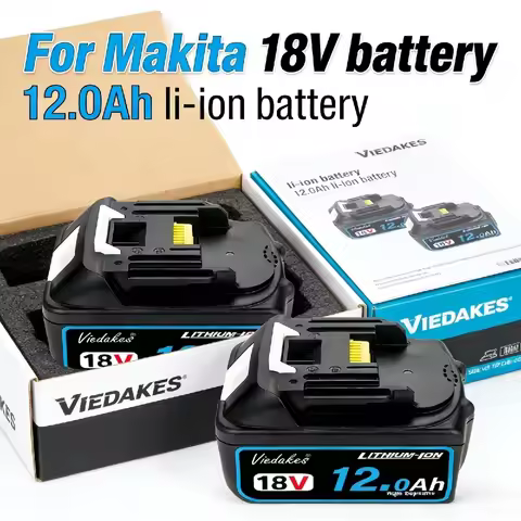 Original 18V Battery, 12.0Ah 10.0Ah 8.0Ah, for Makita 18V battery power tool DDF487 DTW700 DGA405 DT