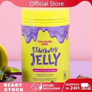 Toujours Kids Elderberry Jelly | Vitamin C DHA Zinc for Immune Support (15 Sachets)