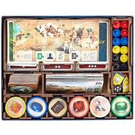 TowerRex Board Game Organizer for Splendor board game box, Cities of Splendor expansion, game tokens