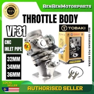 throttle body Sym VF3 I Std/32 /34 /36mm racing tobaki with inlet pipe