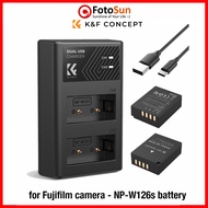 K&F battery for Fujifilm NP-W126s battery combo set
