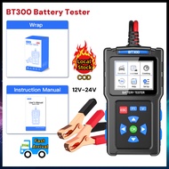 ⚙️JDiag BT300 12V/24V 20-2000 CCA Battery Tester - Digital Automotive Battery Analyser with Clamp Co
