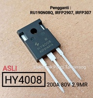 HY4008 ASLI MOSFET HY4008W ORIGINAL TRANSISTOR HY4008 HY 4008 HY 4008W MOSFET INVERTER N-Channel 200
