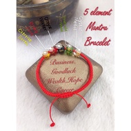 5 element red string bracelet ️ for all in one