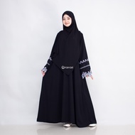 Farrasi Abaya Mirha / Abaya Motif bunga