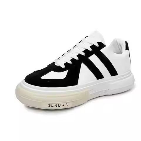 Increases Height Normal Leather Boot Boots Training Jogging Shoes Men Skate Sneakers Sport Deadlift 