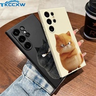 Cute Cartoon Cat Soft Phone Case For Vivo Y58 Y18S Y28S X100 X90 X70 X60 X50 Pro IQOO Z7 Z7X V15 Sho